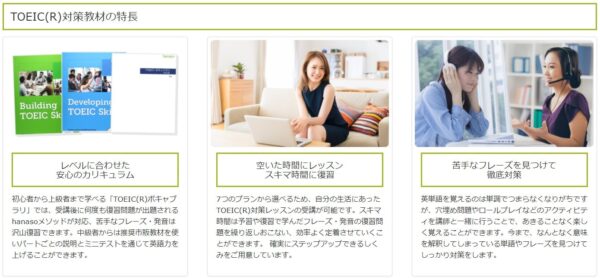hanasoのTOEICのテキスト