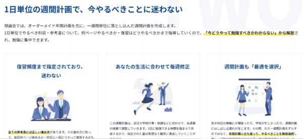 現論会の復習頻度まで指定。1日単位の学習管理