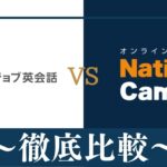 【違い6個】レアジョブ英会話とネイティブキャンプどっちがおすすめ？徹底比較