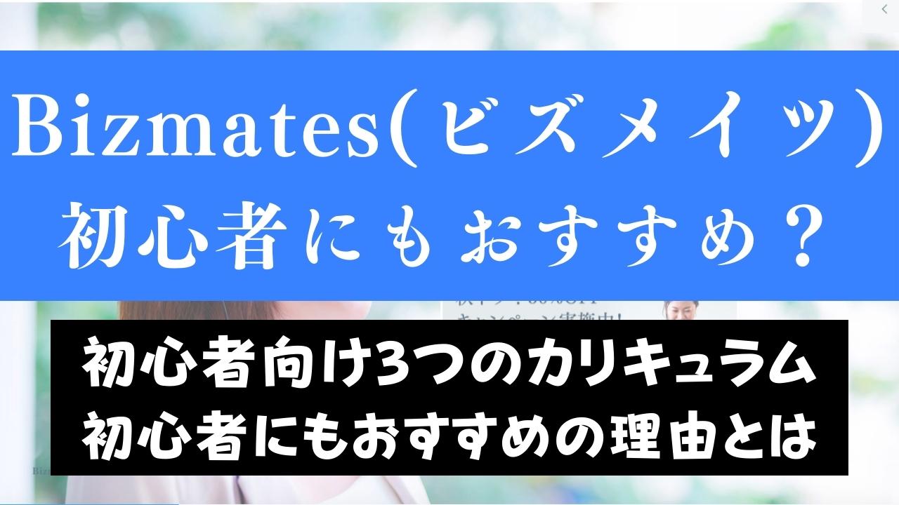 Bizmates(ビズメイツ)は初心者には難しい？初級者向けカリキュラムも紹介