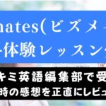 感想ブログ！Bizmates(ビズメイツ)の無料体験レッスンをお試しレビュー