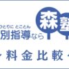森塾の料金は高い？授業料はいくらか・夏期講習などの費用を他社と比較